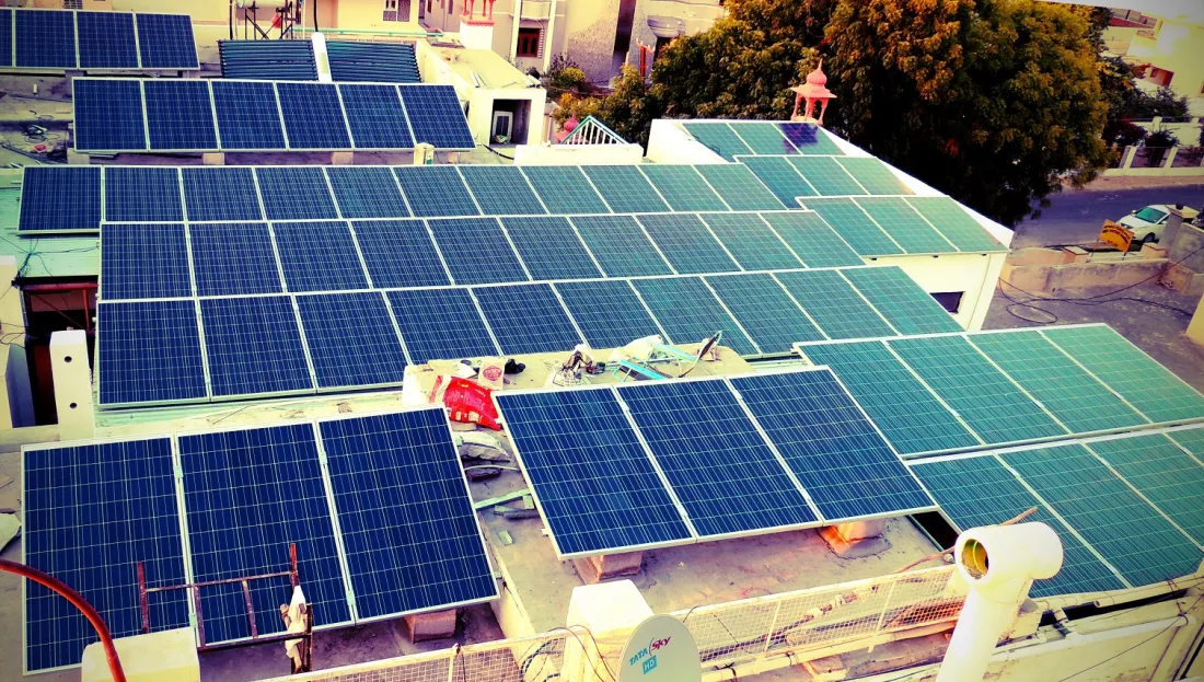 35 KW rooftop solar project at Shri Ram Hotel, Bikaner