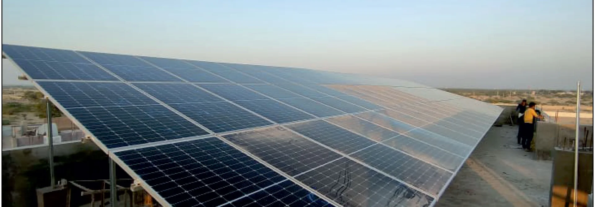 Rooftop solar array installed by PowerXP Consultants, Bikaner